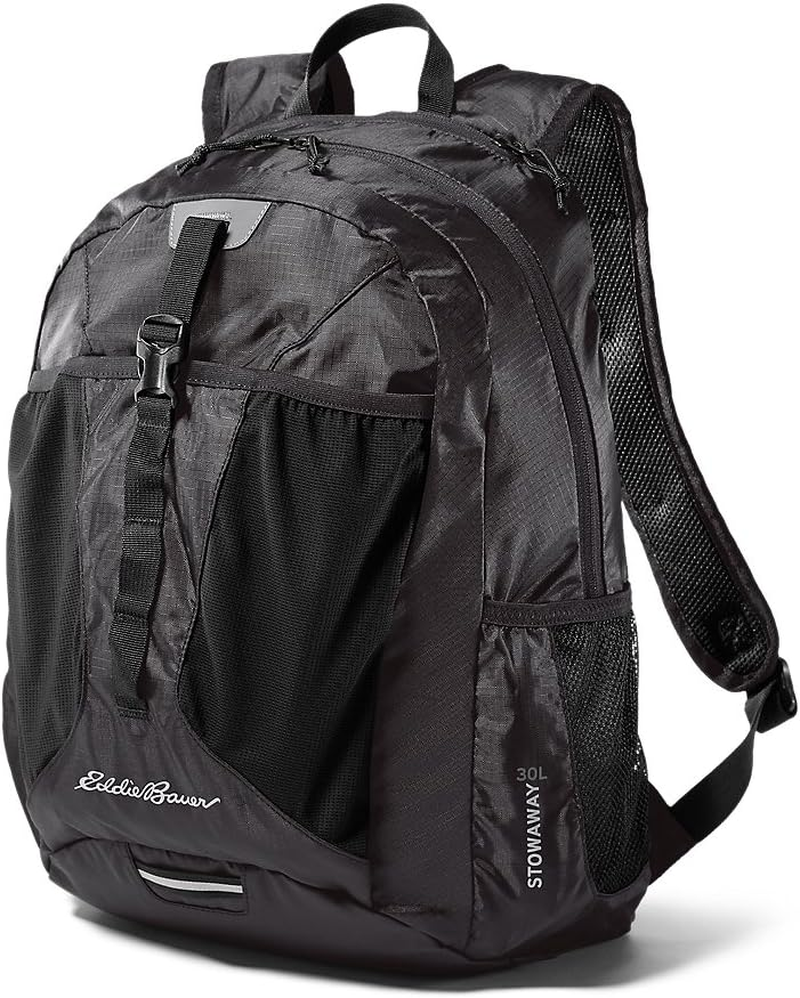 Eddie Bauer Stowaway Packable Backpack 30L W/ 2 Mesh Side Pockets and Water Resistant image number 4