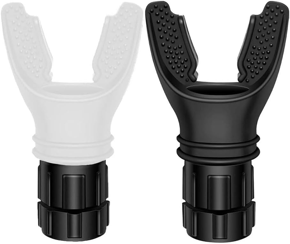 2 Pcs Portable Breathe Trainer, Muscle Trainer with Variable Settings Lung Exercise Device, Easy to Clean with Resistance Adjustable, Breathing Regulator Trainer for Athletes, Singers, Fitness image number 5