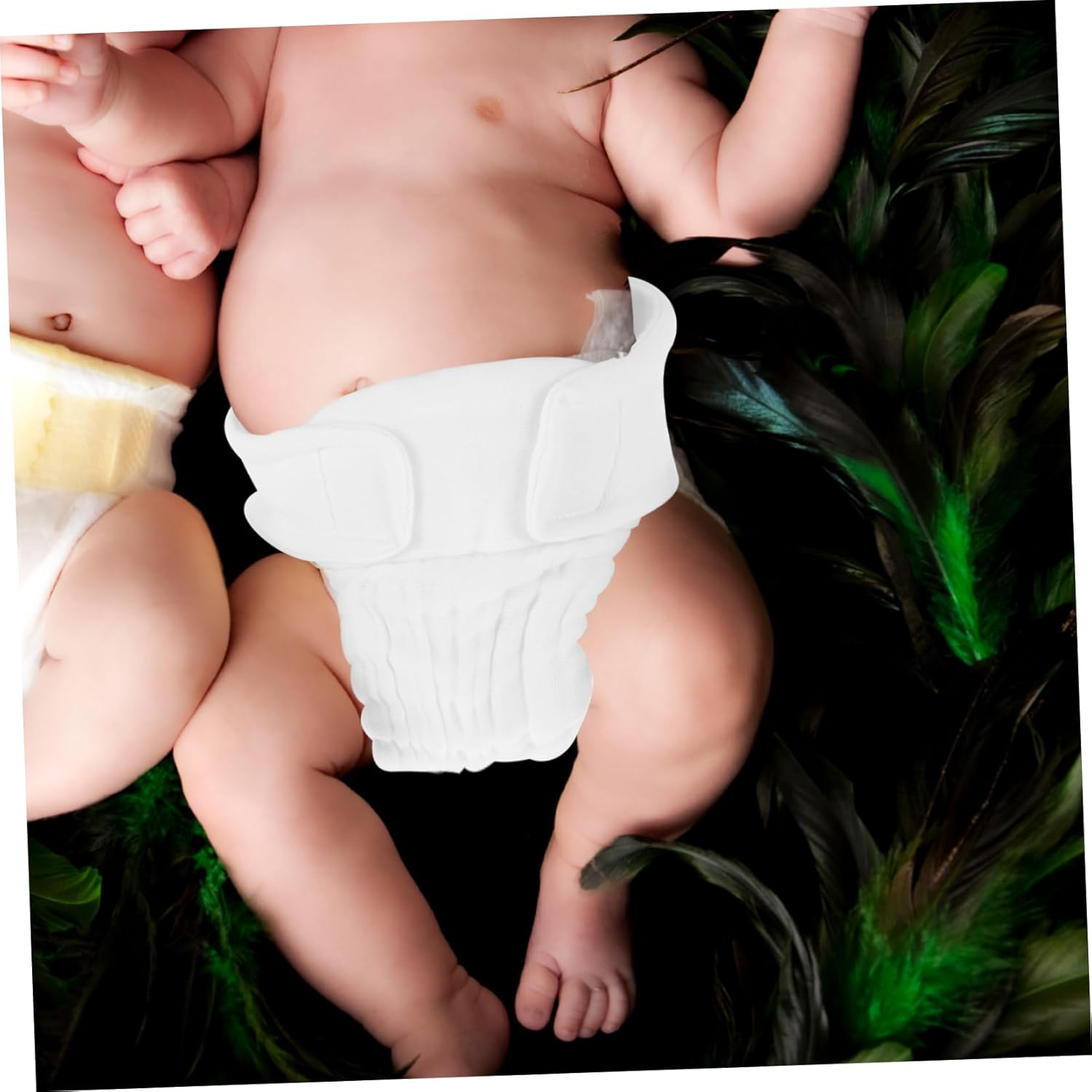 Healeved Cotton Newborn Diapers 3Pcs Baby Diaper Pants Washable Leak Prevention Soft Comfortable for Boys/Girls image number 3