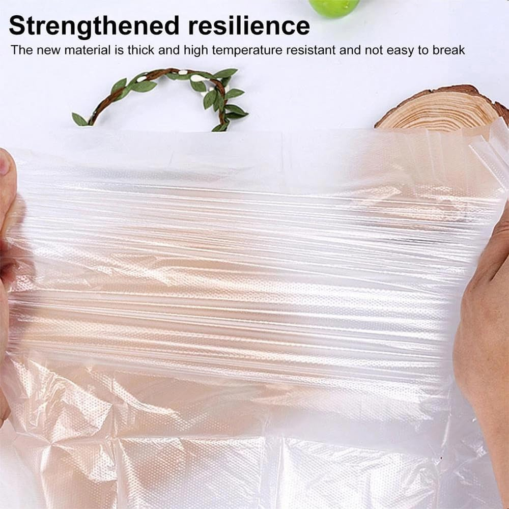 100Pcs Disposable and Plastic Waterproof Apron Barbecue Oil Transparent image number 3