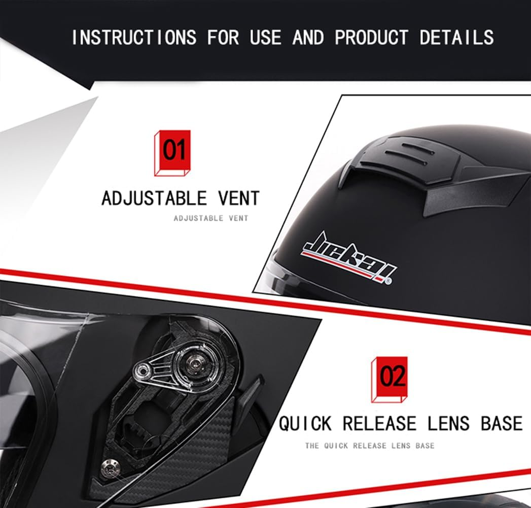 Open Face Motorcycle Helmet ECE Approved Half Casco Fit Men Women ATV Moped Scooter Helmets image number 4