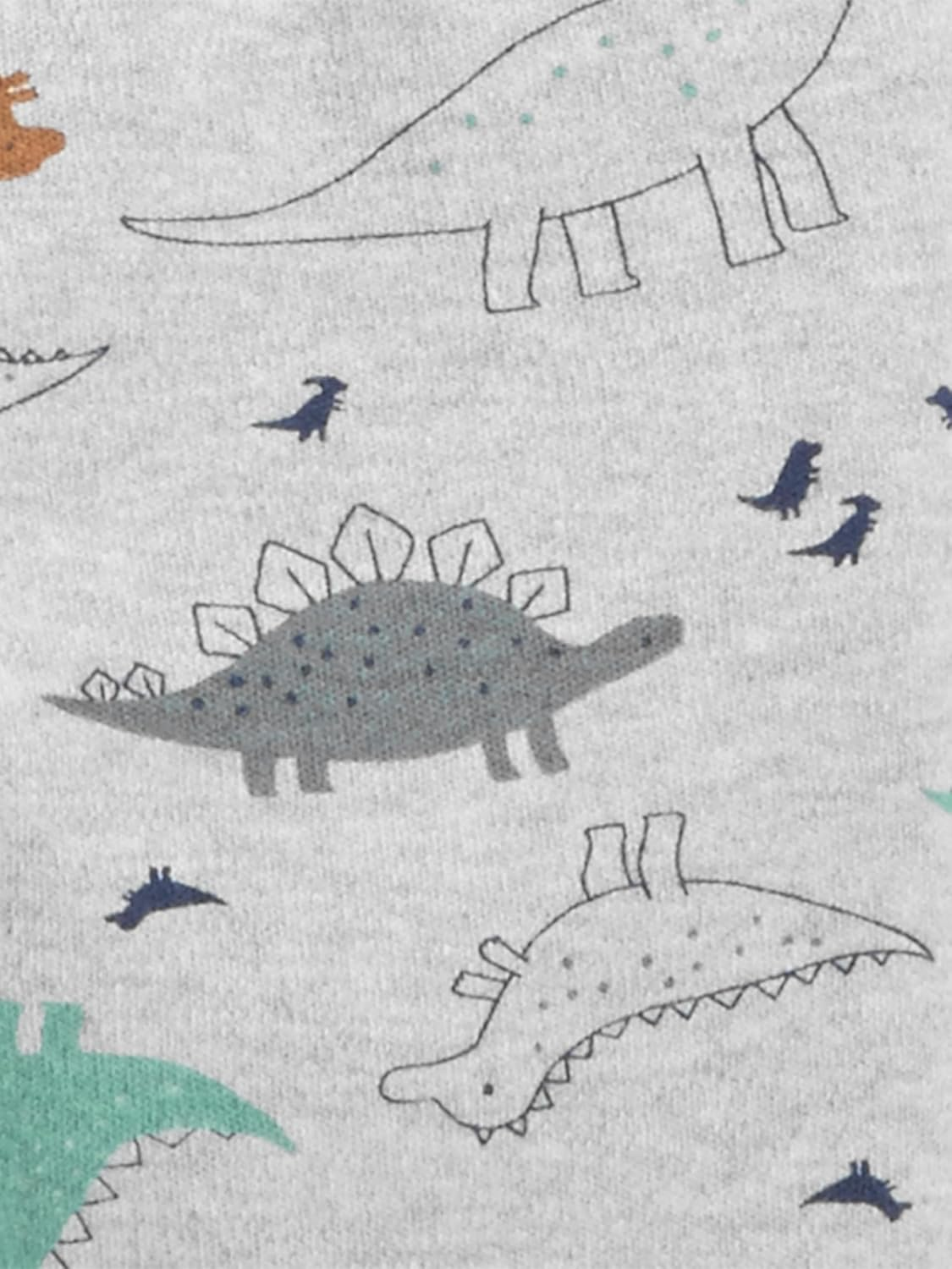 Simple Joys by Carter'S Baby Boys' 4-Piece Jacket, Pant, and Bodysuit Set, Dark Blue/Green/Grey Dinosaur/Navy Stripe, 12 Months