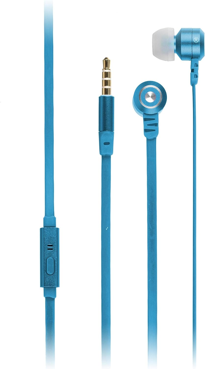 Kitsound Kit Sound Fresh Ribbons Ear Headphones with a Microphone - Blue KSRIBFRESHBL image number 5