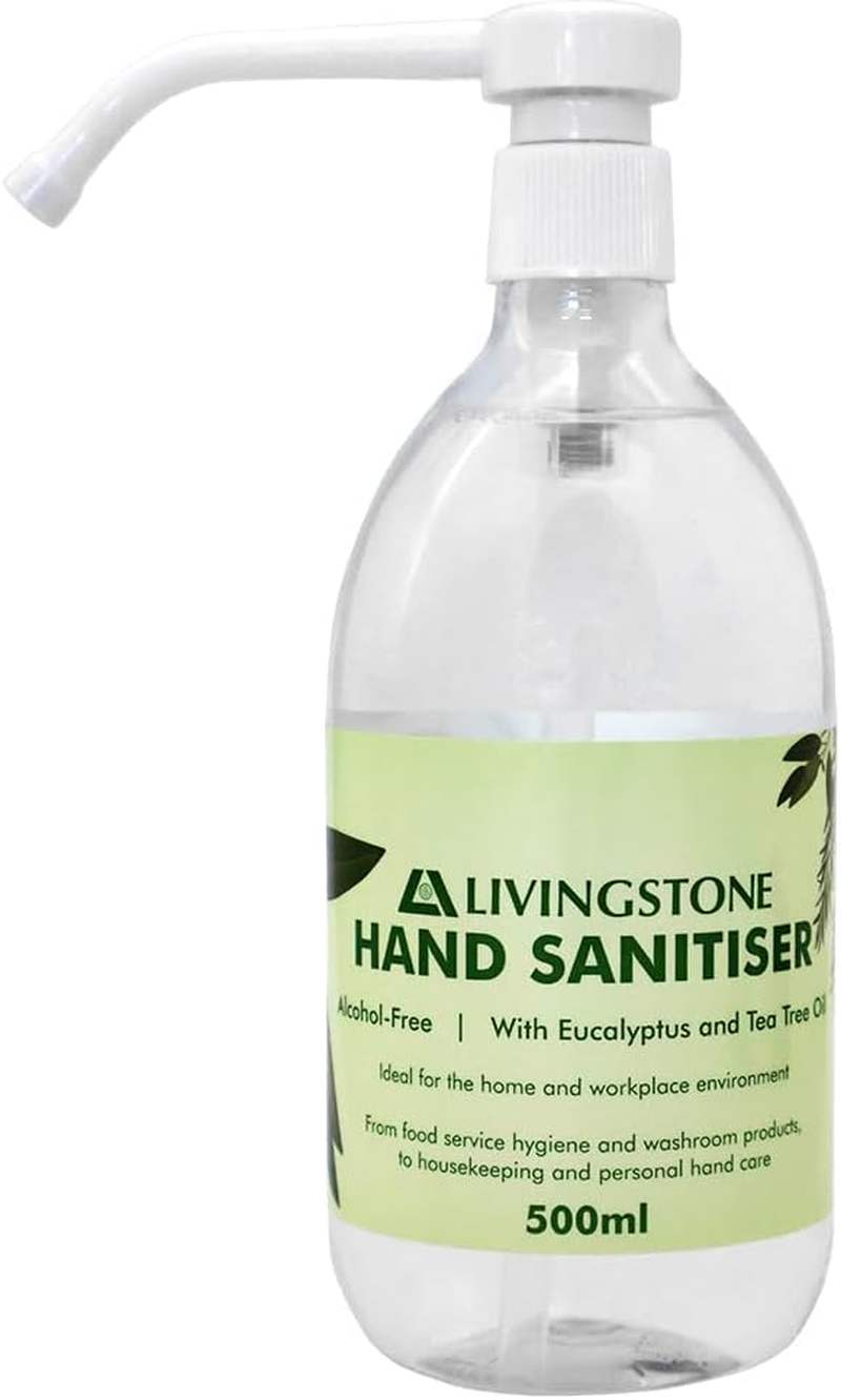Livingstone Alcohol-Free Hand Sanitiser with Dispenser Pump 500Ml image number 1