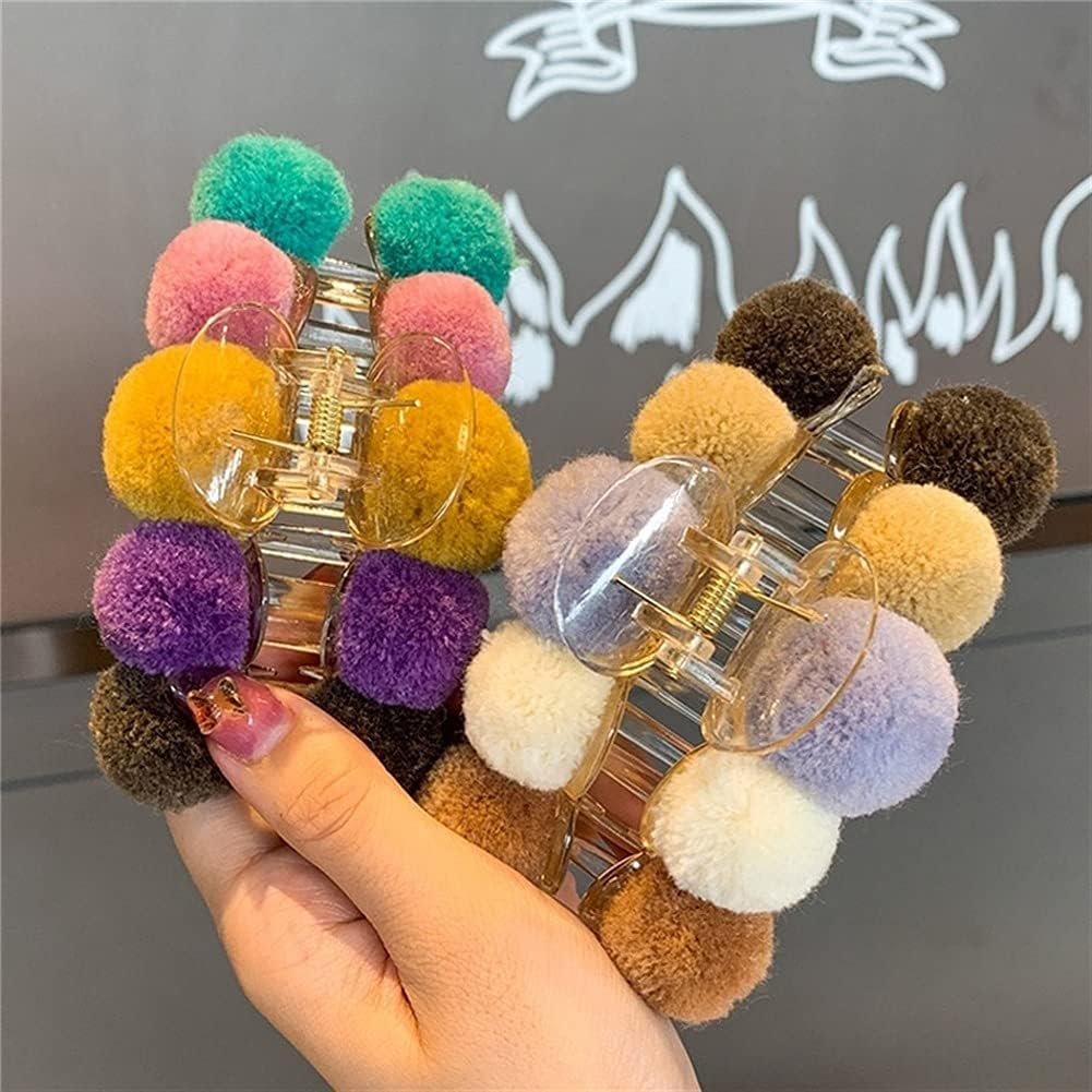 Hair Bobby Pins,Barrettes,Snap Clip,Hair Slides,Women Hairpins Big Claws Crab Hairpins Barrettes Ponytail Girls Hair Accessories Ornaments (Color : A) image number 3