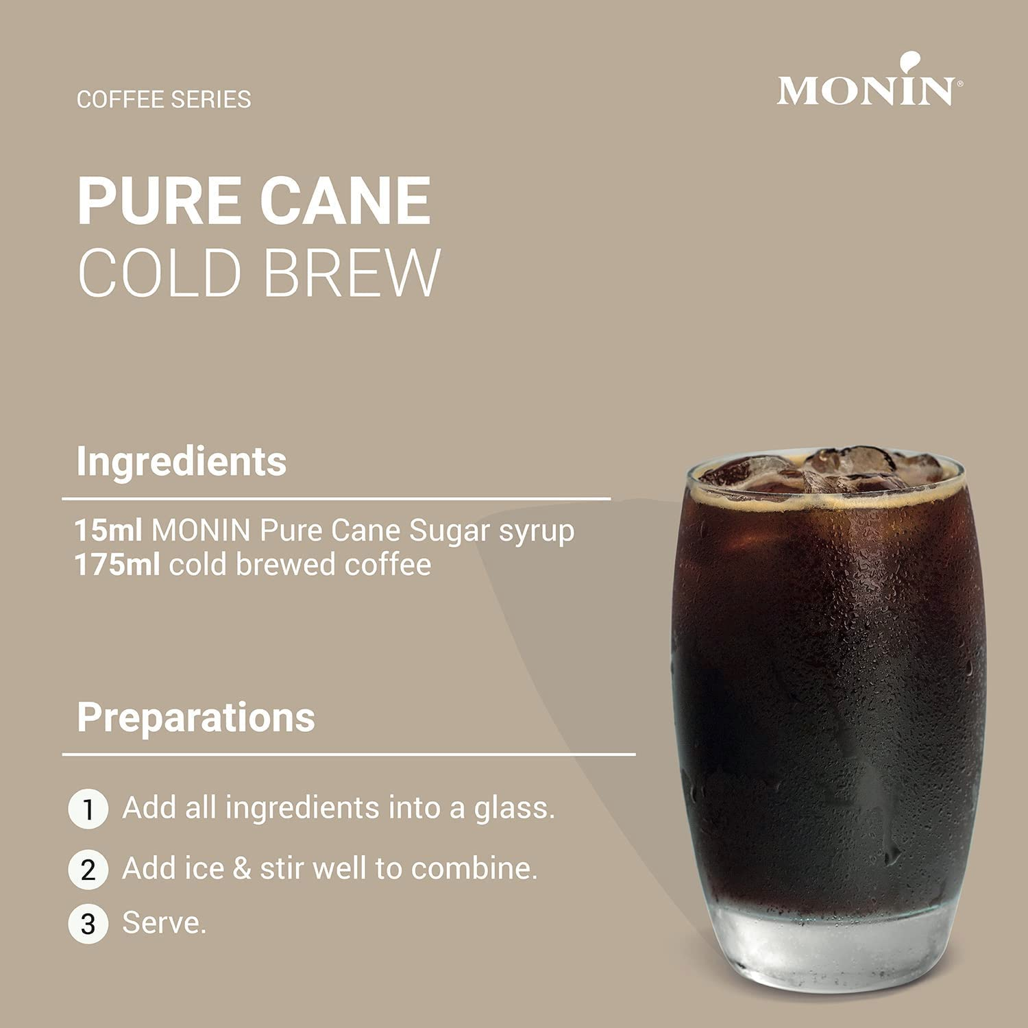 MONIN Cane Sugar Syrup, Pure and Sweet, Great for Coffee, Tea, and Specialty Cocktails, Gluten-Free, Vegan, Non-Gmo, 700Ml - 700 Ml (Pack Of 1) image number 3
