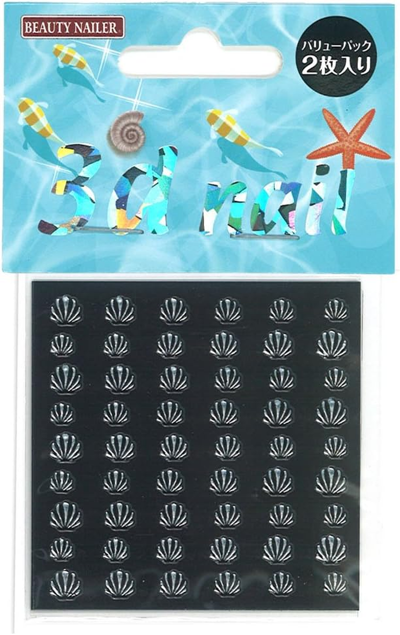 Beauty Nailer Shell-3 Nail Stickers and Stickers for 3D Nails image number 1
