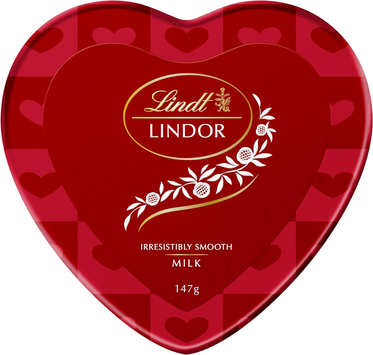 Lindt Lindor Heart Tin Milk Chocolate 147G image number 3