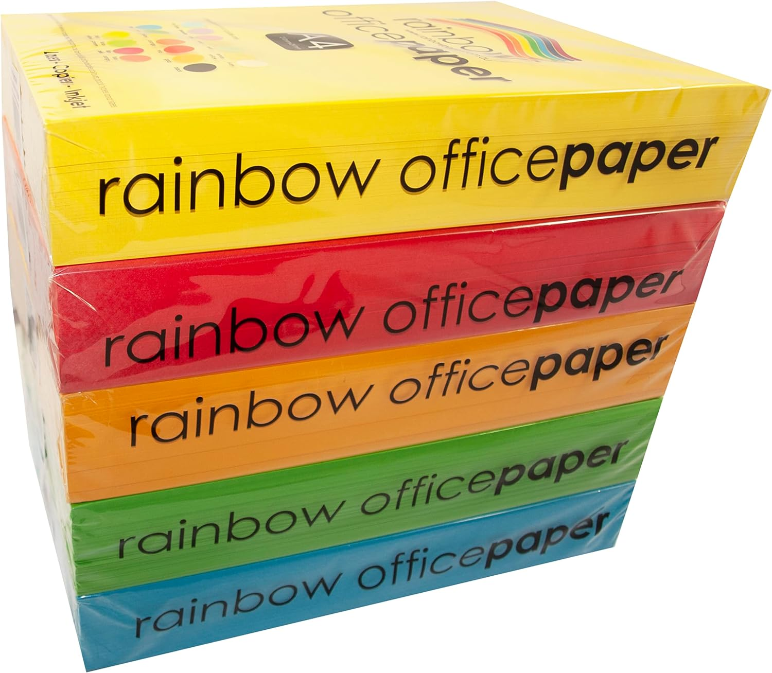Rainbow A4 80Gsm Office Paper 500 Sheets, Red image number 4