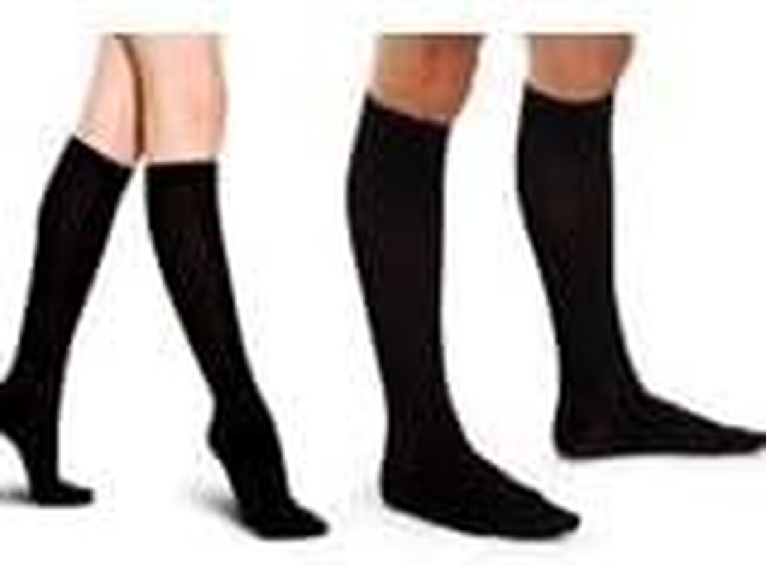Flightmode Medical Compression Socks Size L Support Stockings Travel Flight Aching Feet Varicose image number 1