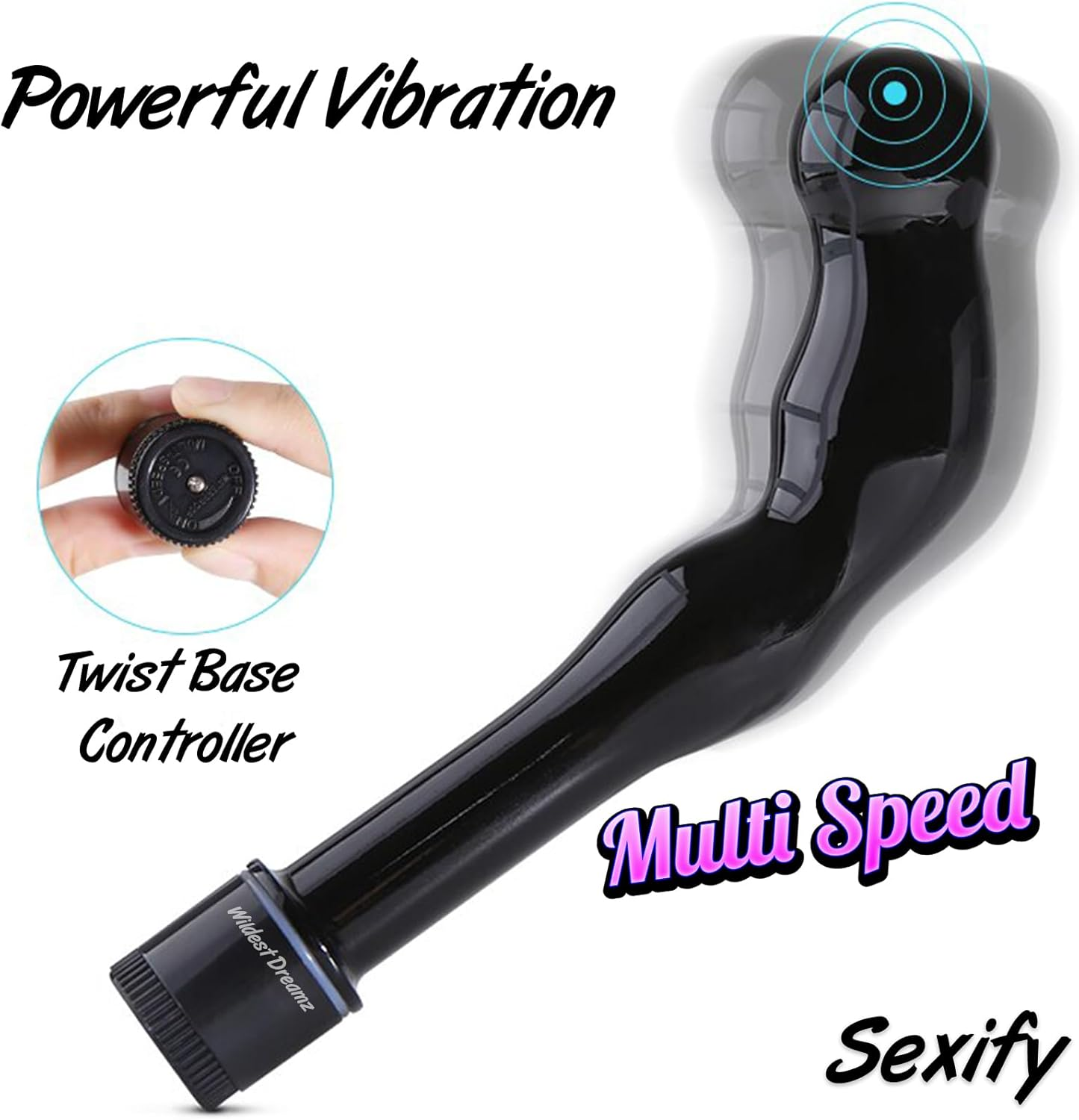 Prostate Massager Anal Vibrator Vibrating Massager Butt Plug P-Spot Milking Orgasm Inducing Vibe Male Anal Sex Toys G-Spot Dildo Rigid Stimulator Big Sex Toy