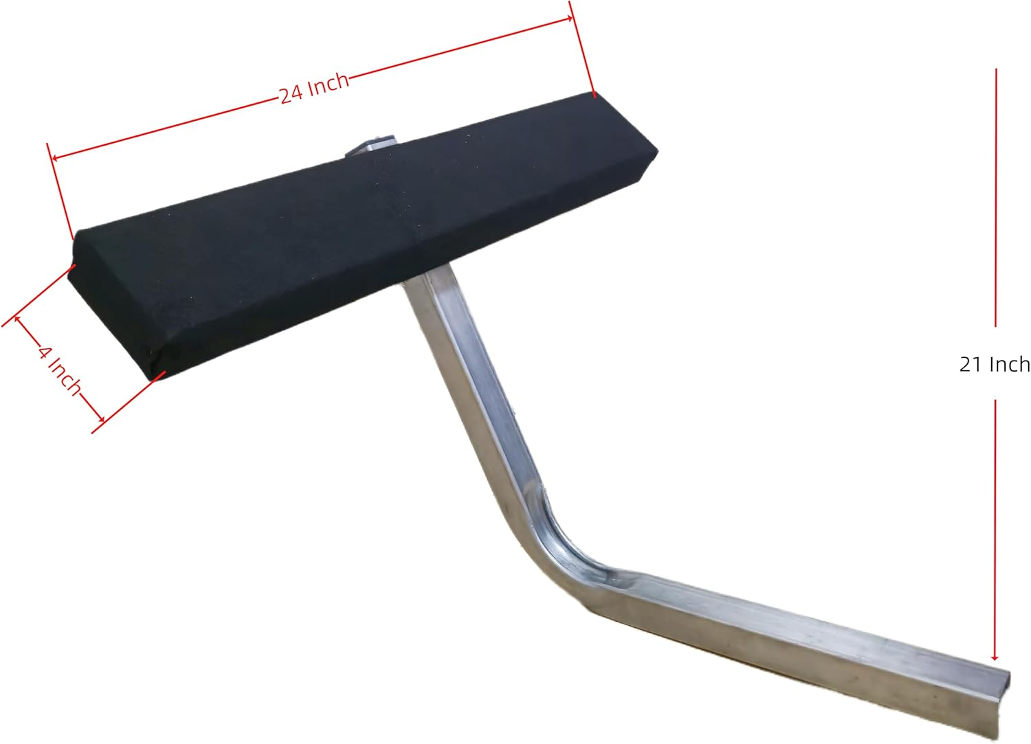 Boat Trailer Guides 2-4 Foot Bunk Boards Kit - 24 Inch Carpeted Guide on Tilting Side Bunks for High Beam, Box or C-Channel Trailers with Mounting Frames and Hardware image number 6