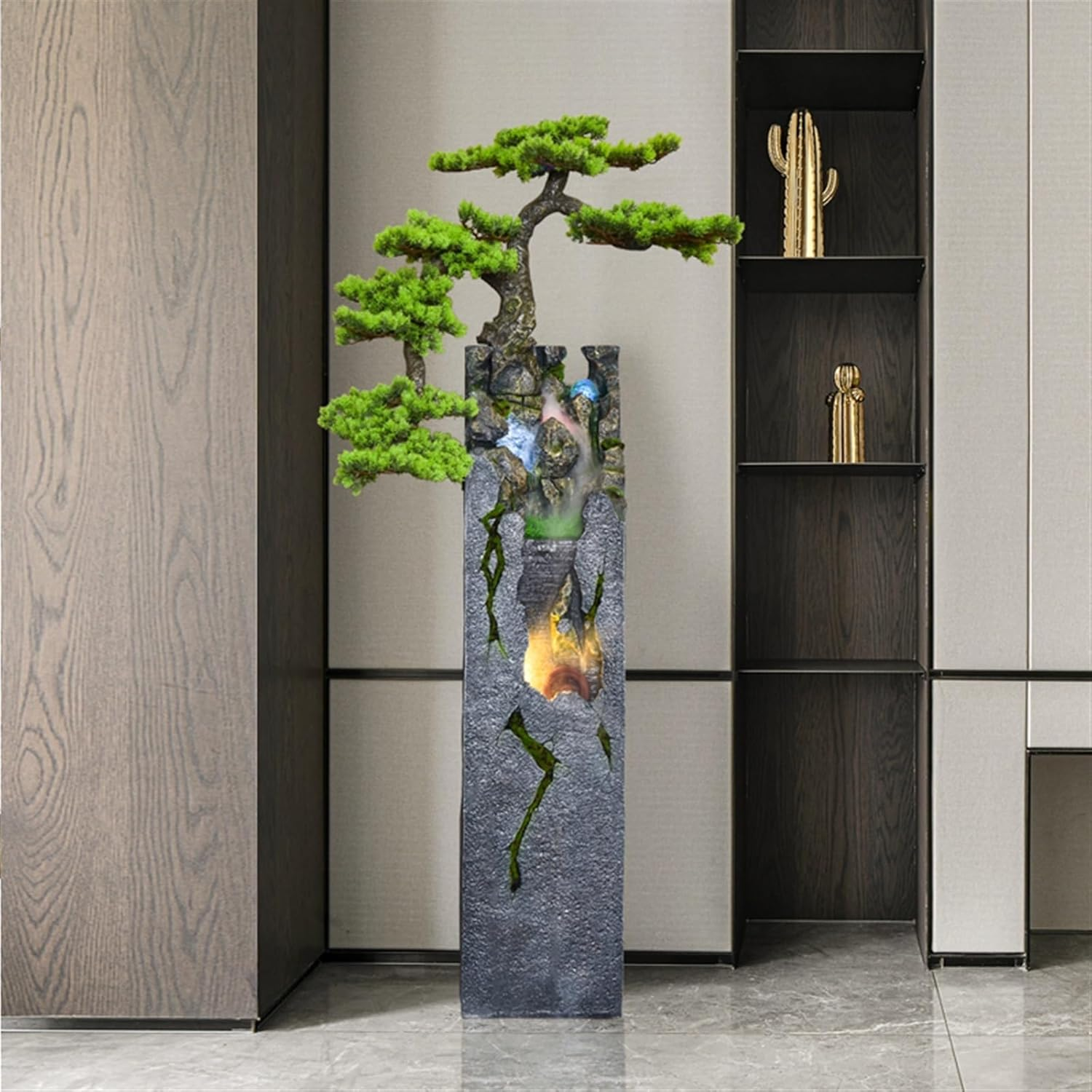 Outdoor Fountain Living Room Modern Simple Floor Water Decoration, Outdoor Garden Landscape image number 1