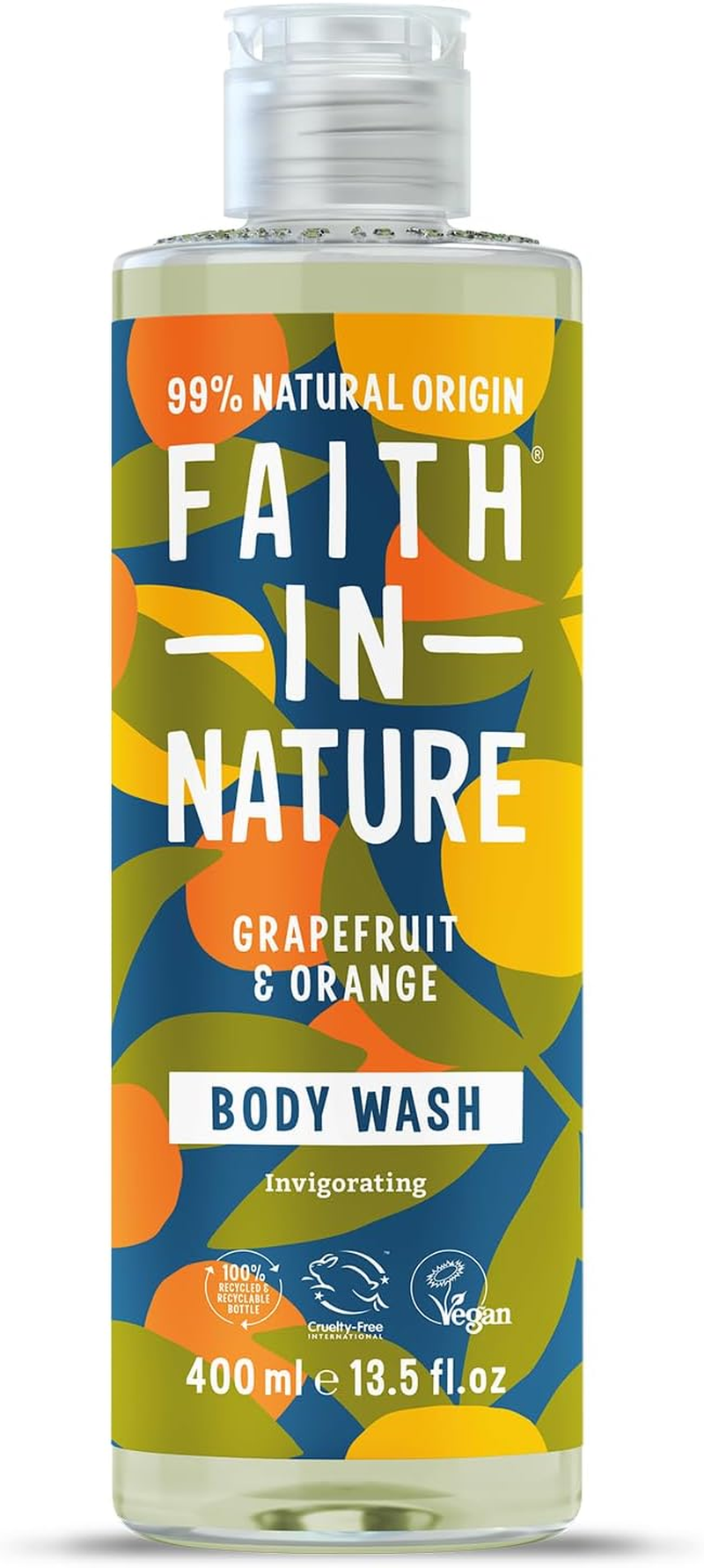 Faith in Nature Vegan Grapefruit & Orange Bodywash 400Ml