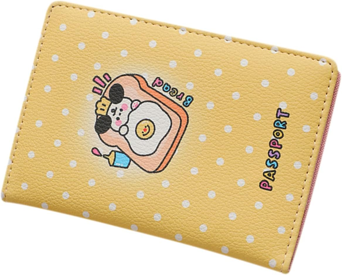 LIFKOME 5Pcs Multiple Passport Holder Credit Card Slot Men Passport Wallet for Men Pu Style Travel Organizer image number 3