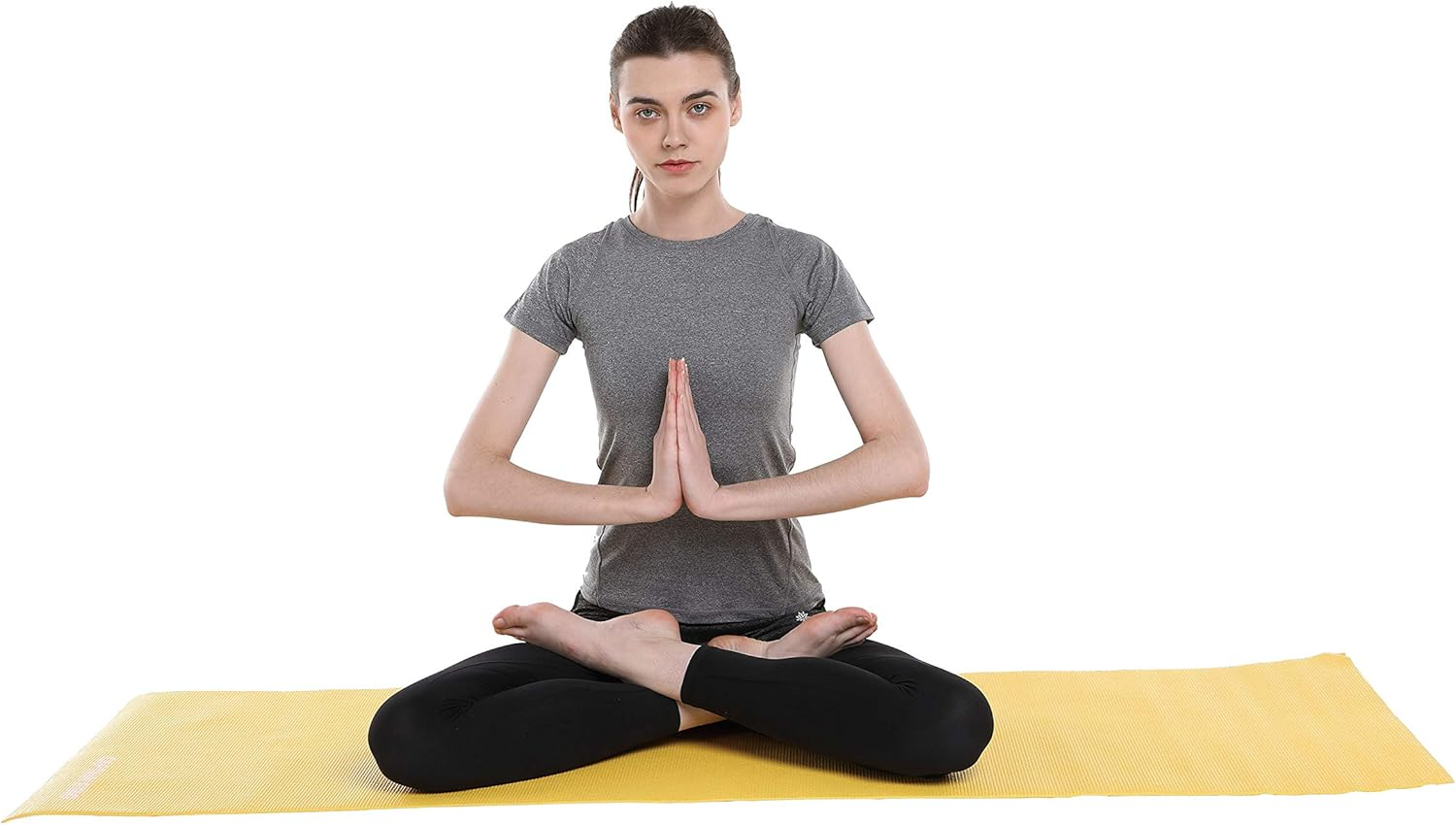 Captain Stag Vit Fit Muscle Training, Exercise, Fitness, Yoga, Yoga Mat, 24.0 X 68.1 Inches (61 X 173 Cm), Thickness 0.1 Inch (3 Mm/6 Mm) image number 1