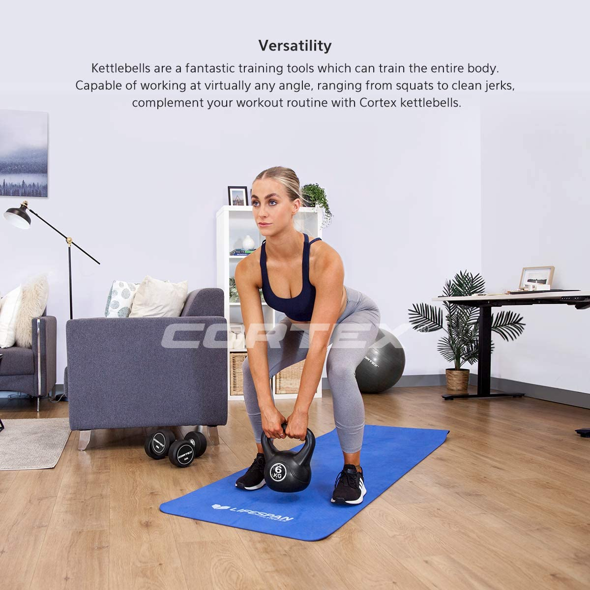 Lifespan Fitness Fitness Standard 16Kg Kettlebell image number 1