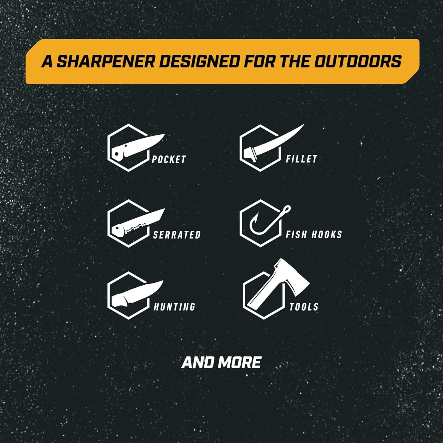 Guided Field Sharpener, Compact Travel Hunting Knife Sharpener Tool 1Pack