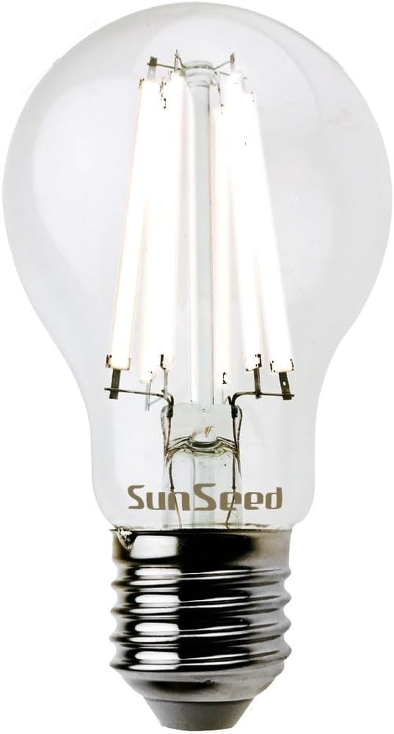 SUNSEED 4X White Filament LED Classic Light Bulb E27 12 W Replaces 100 W Warm White 3000 K image number 2