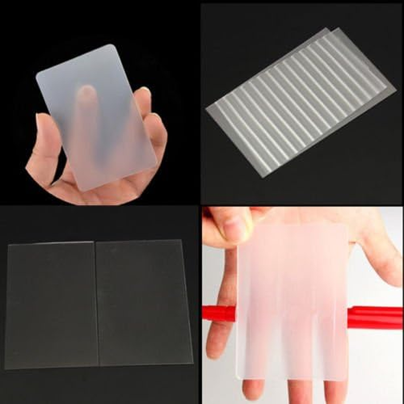 Milesmagic Magician'S Lubor Lens Gimmick | Illusion Plastic Sleeve Invisible Card for Creative See Thru Mentalism | Close up Real Street Stage Magic Tricks image number 6