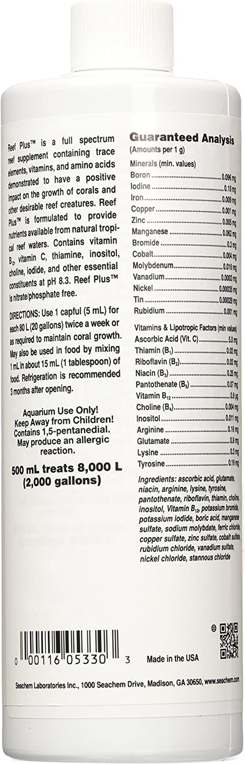 Seachem Reef plus (SC53303) image number 2