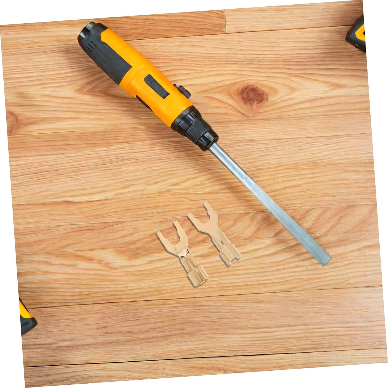 Operitacx 2Pcs Hifi U-Shaped Speaker Wire Connectors Banana Plugs Audio Spade Adapters for Home Theater with Enhanced Conductivity and Plated Design