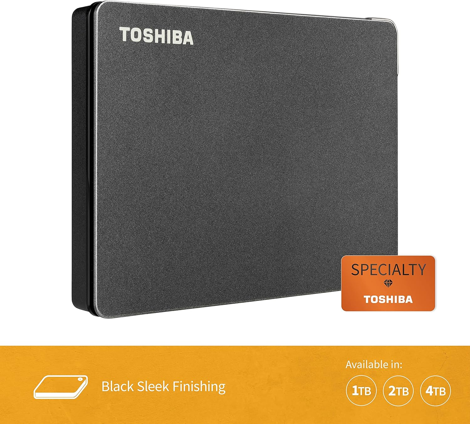 Toshiba Canvio Gaming 1TB USB 3.0 Portable External Hard Drive, Black