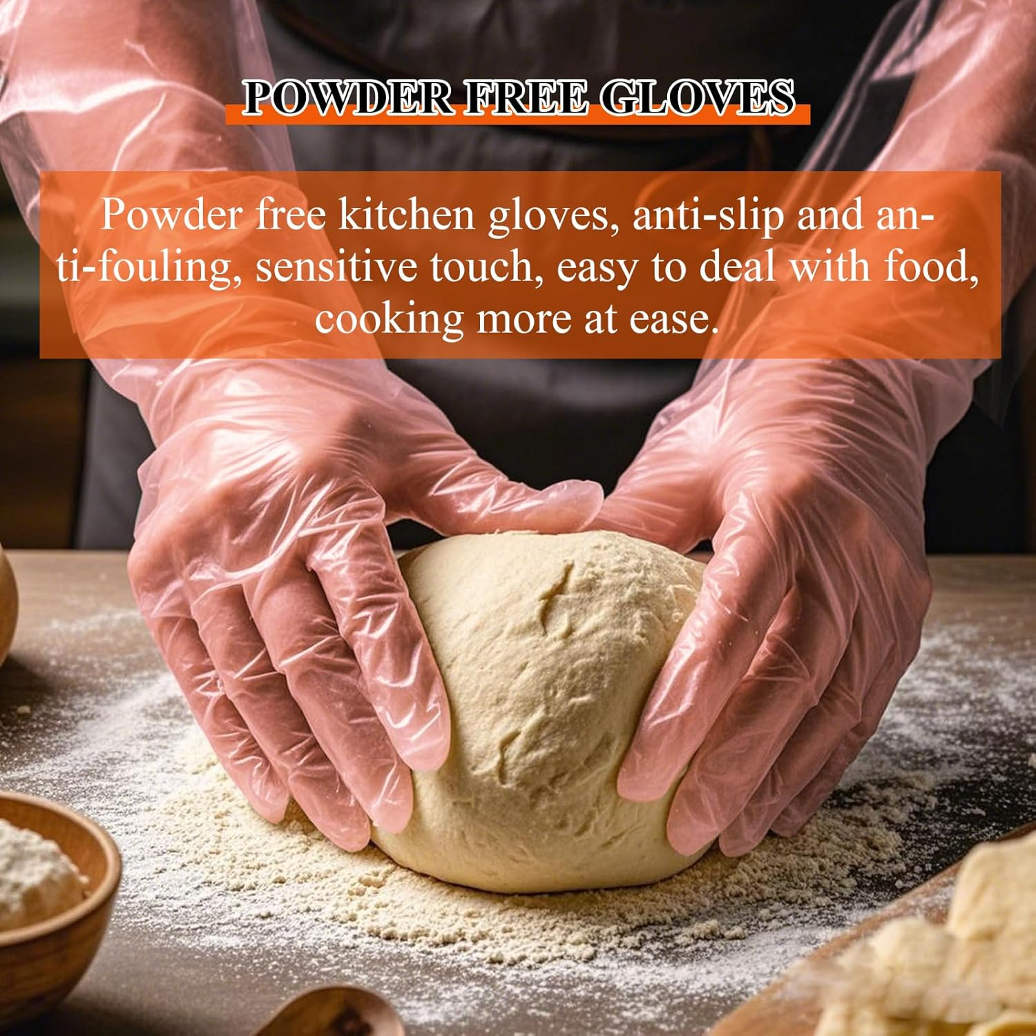 Disposable Rear Livestock Gloves Long, Clear Plastic Glove, Cleaning Protection plus Long Glove, Home Kitchen Factory Farm Work, Animal Inspection Long Arm Gloves (50 Sets ） image number 6