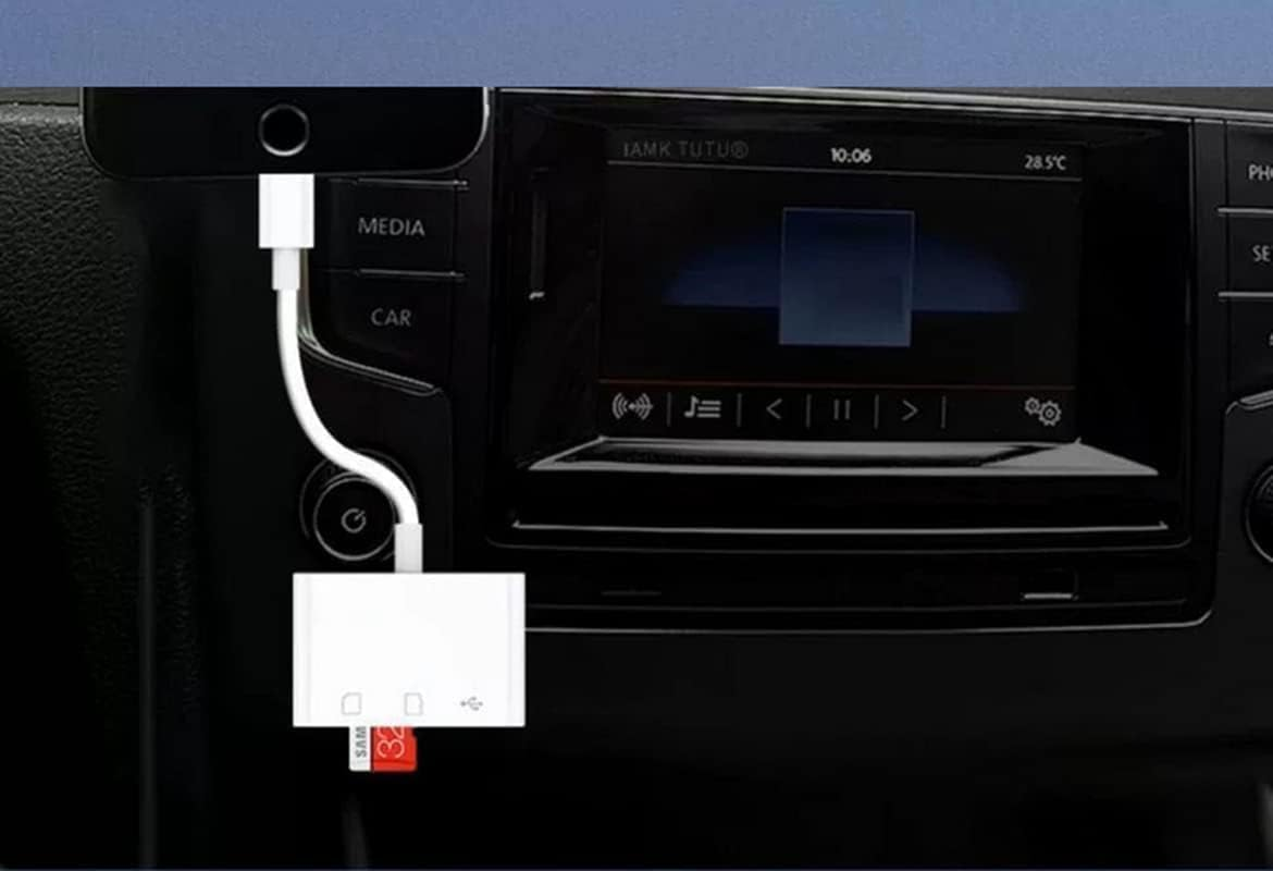 USB C SD Card Reader, USB C to Micro SD TF Memory Card Reader, 3-In-1 USB Camera Card Reader Adapter