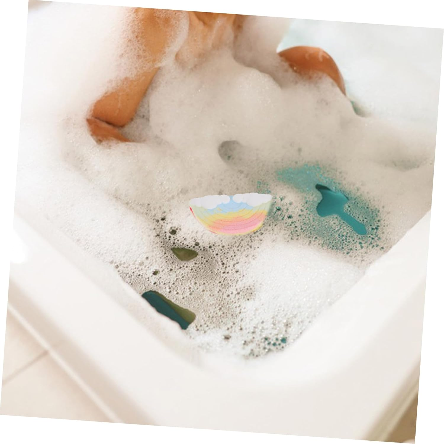 NULYLU Rainbow Cloud Bath Salts Multi-Function Bath Toys Aroma Moisturizing Spa image number 4