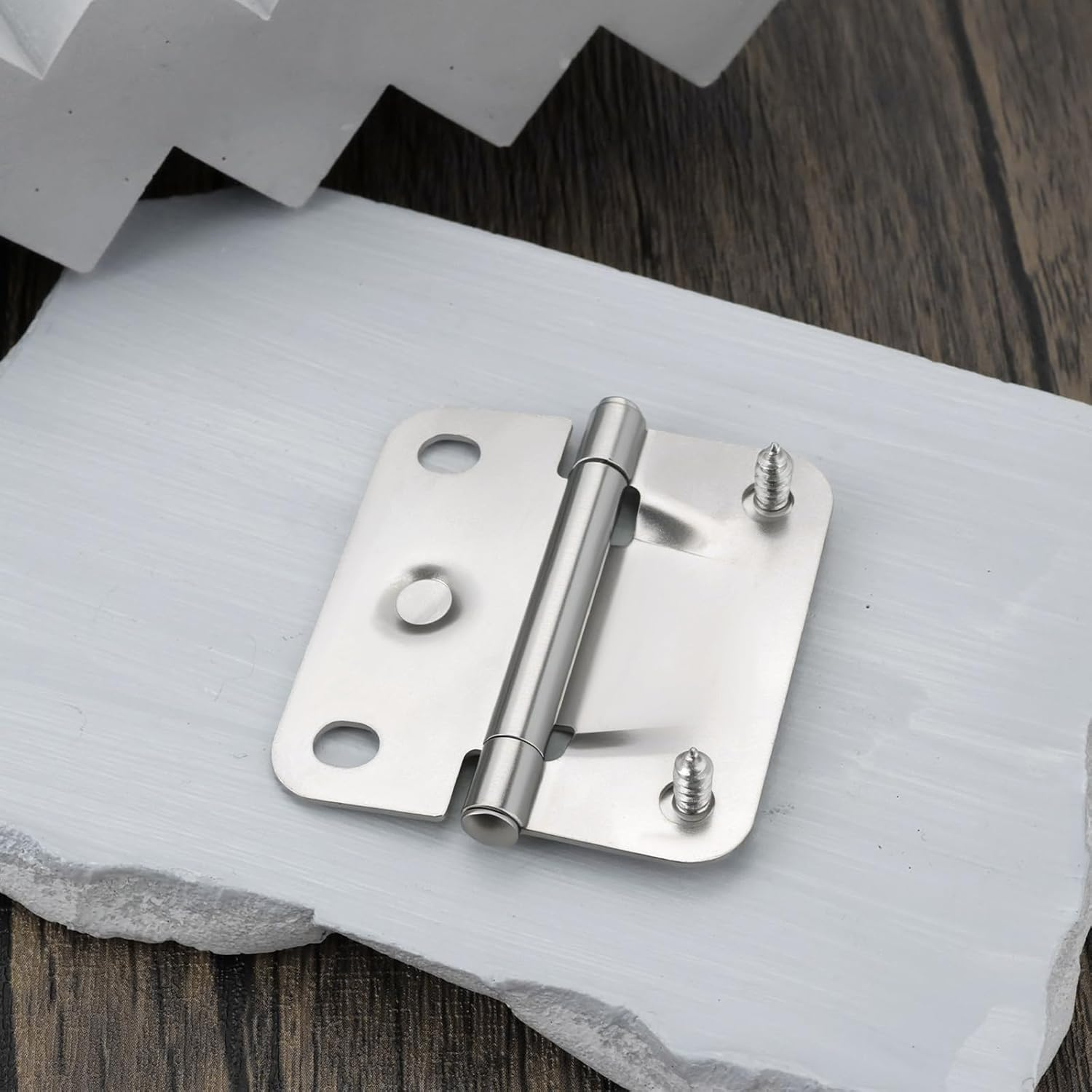 SG Store 2 Pieces Stainless Steel Cooler Hinges Ice Chest Hinge Replacement Compatible with Coleman Cooler 5226 5227B 5235 with Screws image number 4