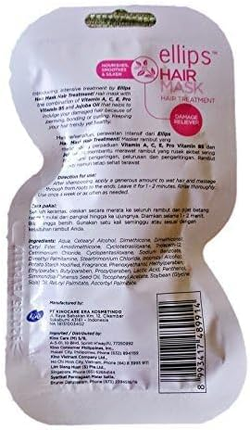 Ellips Hair Mask - Hair Treatment, 20 Gram (Pack of 4) image number 2