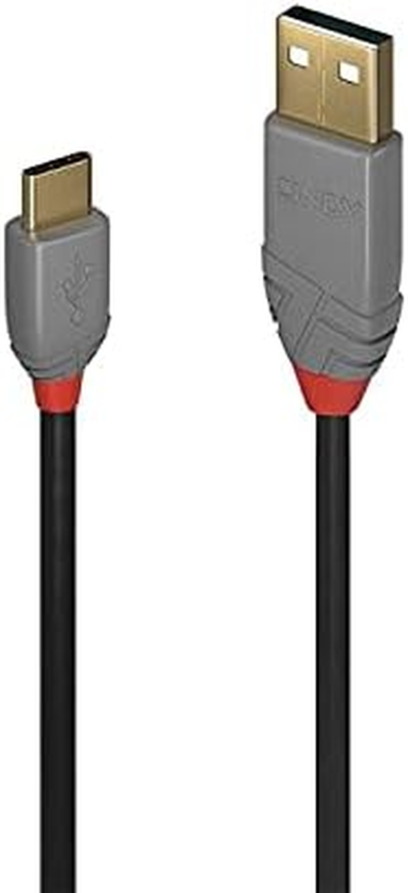 LINDY 3M USB 2.0 Type a to C Cable, Anthra Line image number 2