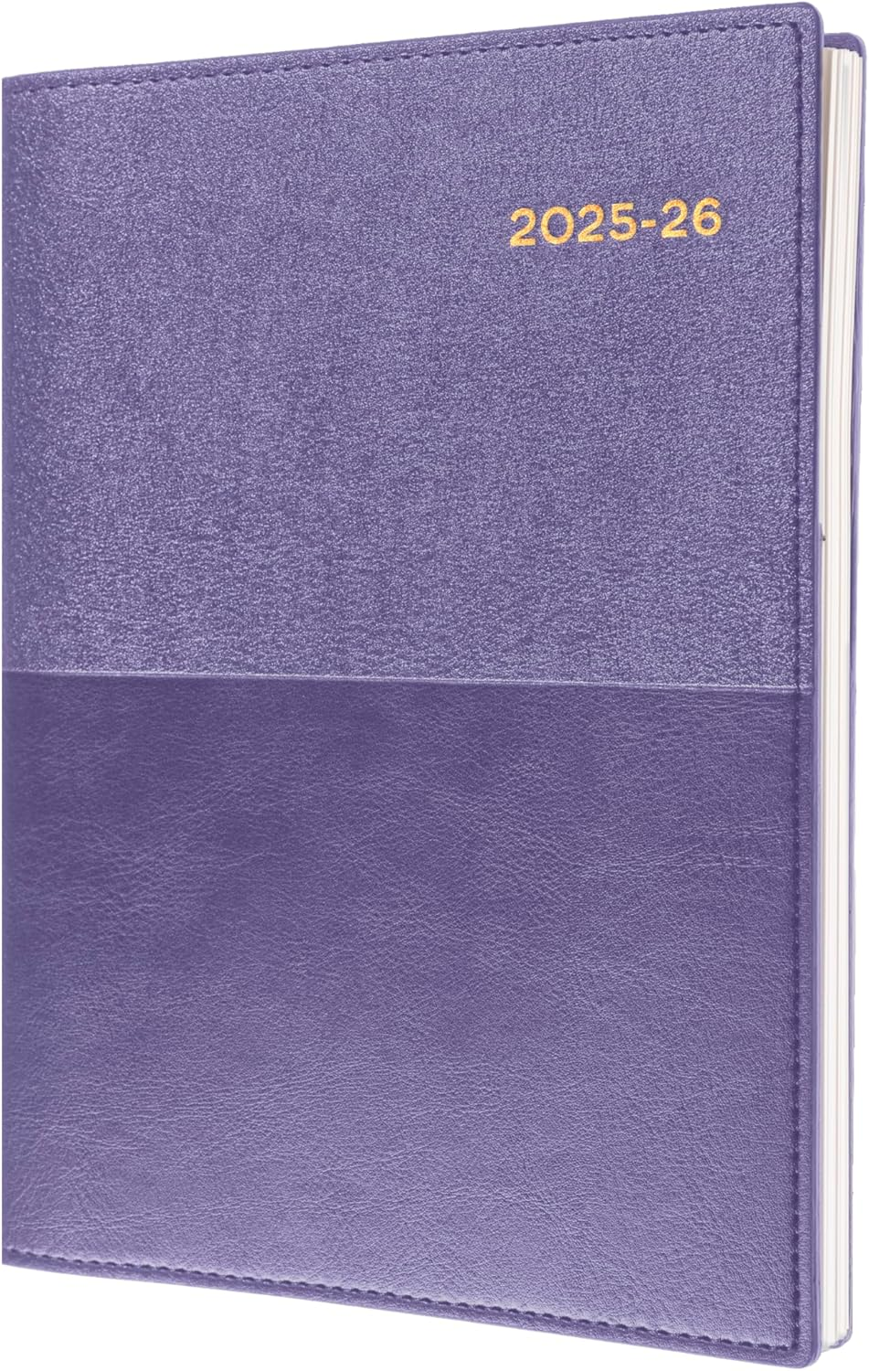 Collins Vanessa - A5 Day to Page Financial Year 2025-2026 Diary/Planner - Purple image number 2