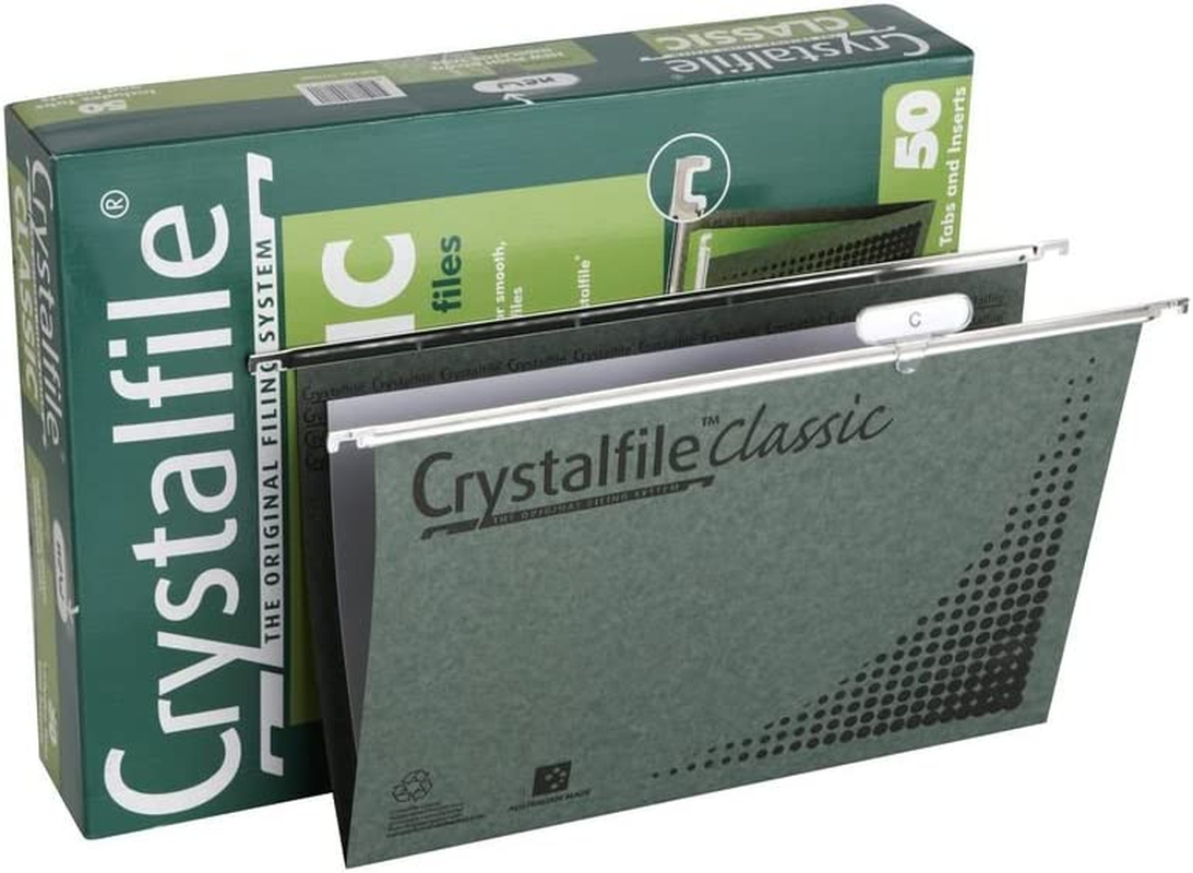 Crystalfile Complete Suspension Files Foolscap Classic Pack 50