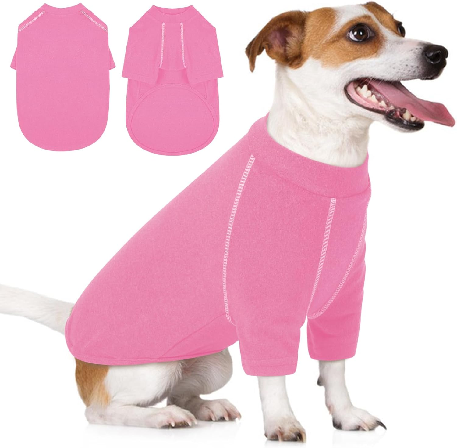 Iecoii Great Dane Sweater,Pet Dog Sweater for Extra Large Size Dogs,Fleece Sweatshirt for Dogs Girl Boy,Warm Dog Winter Sweater for Big Dogs,Stretchy Dog Sweatshirt Dog Cold Weather Coats,Grey,5Xl