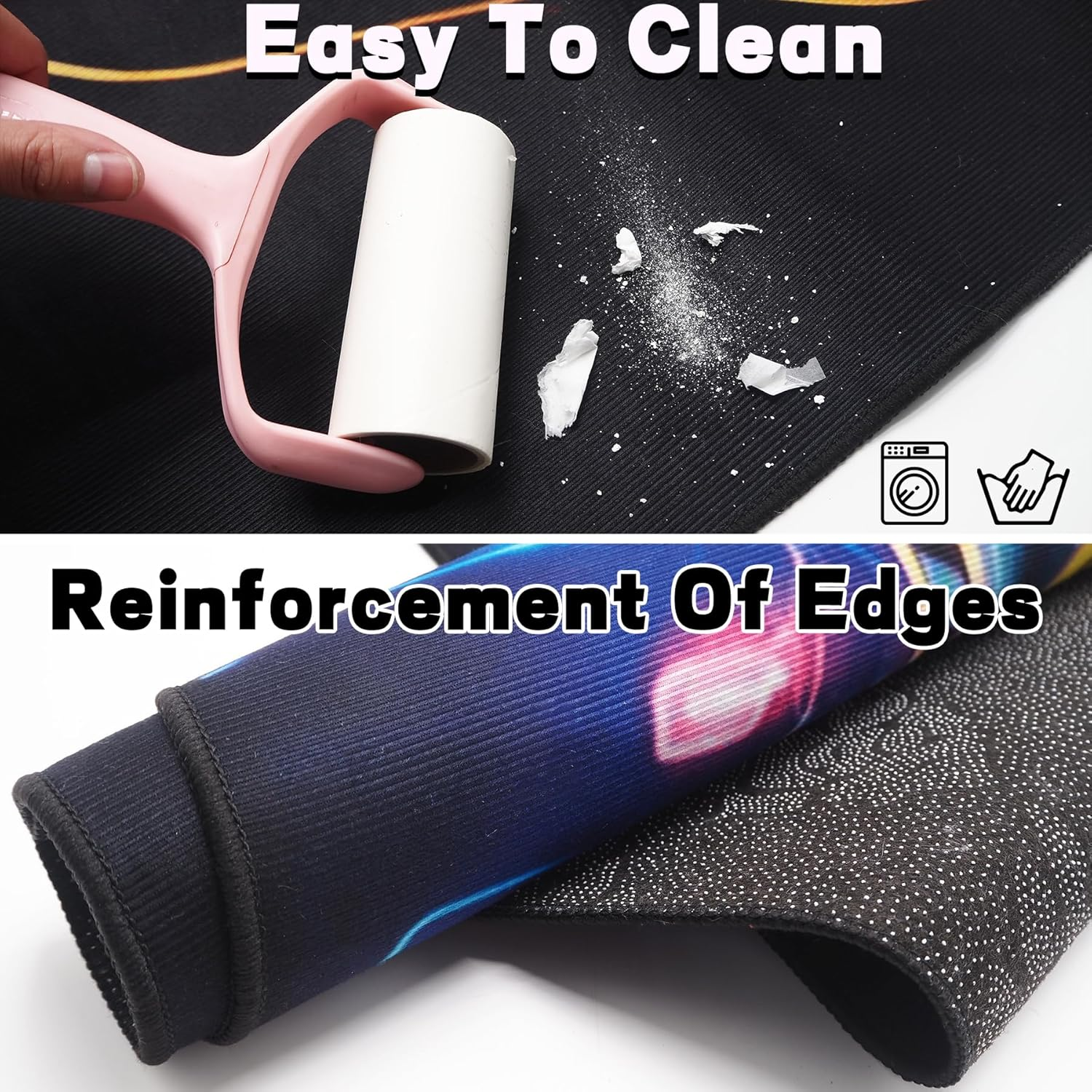 Gaming Rug for Boys Teen Room, Non-Slip 3D Colorful Gamer Area Rug Carpet, Large Video Games Controller Gamepad Play Mat for Playroom Bedroom Living Room Floor Decor (Color 7, 160X120Cm) - Color 3 image number 5