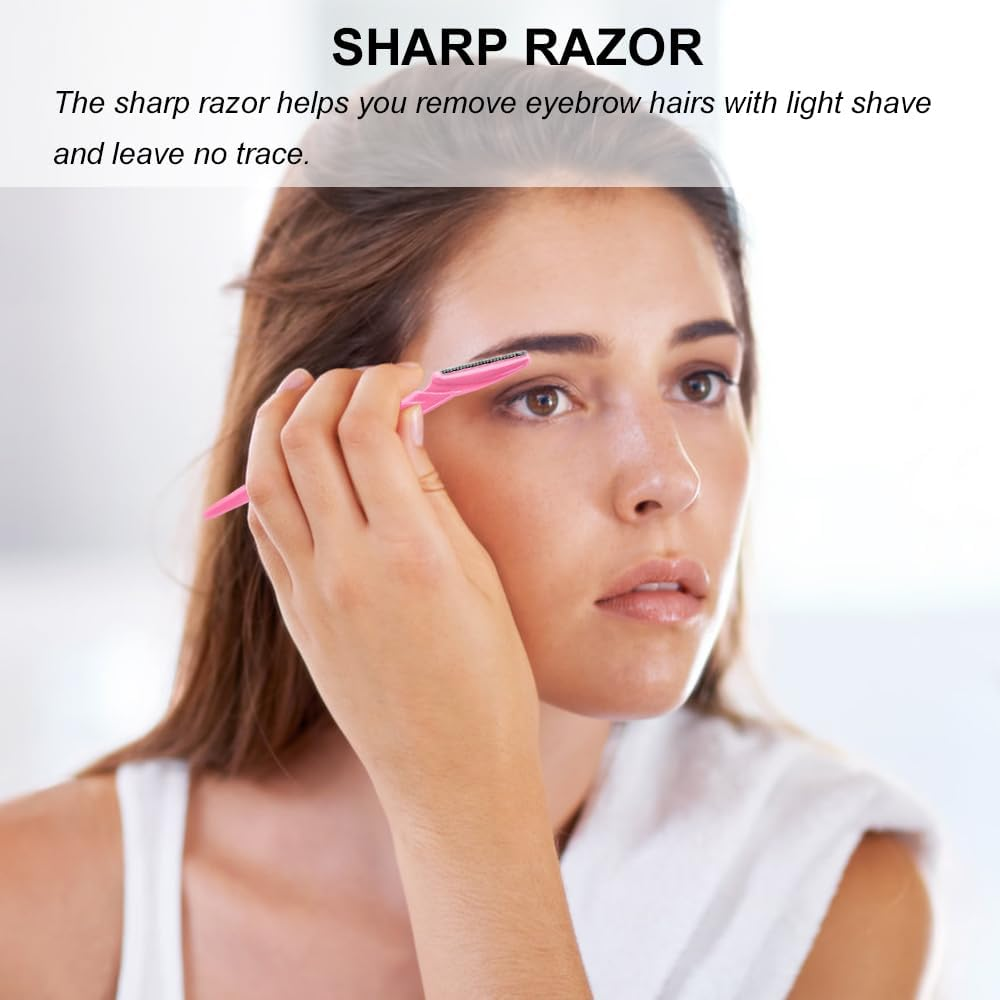 66PCS Eyebrow Razor and Face Razor for Women and Men, Eyebrow Hair Trimmer and Shaver With. image number 6
