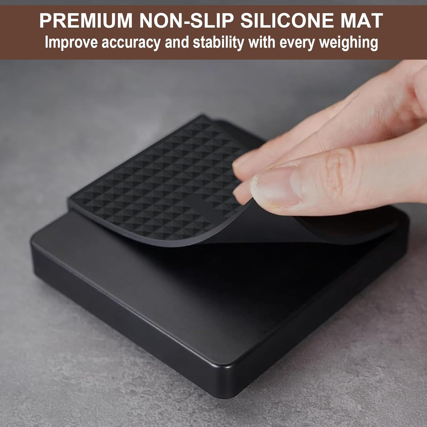 Espresso Scale with Timer, 5Kg/0.1G Electronic Coffee Scale, High Precision, with Waterproof Insulation Pad, Suitable for Hand-Drip Coffee, Espresso, and Kitchen Weighing image number 6