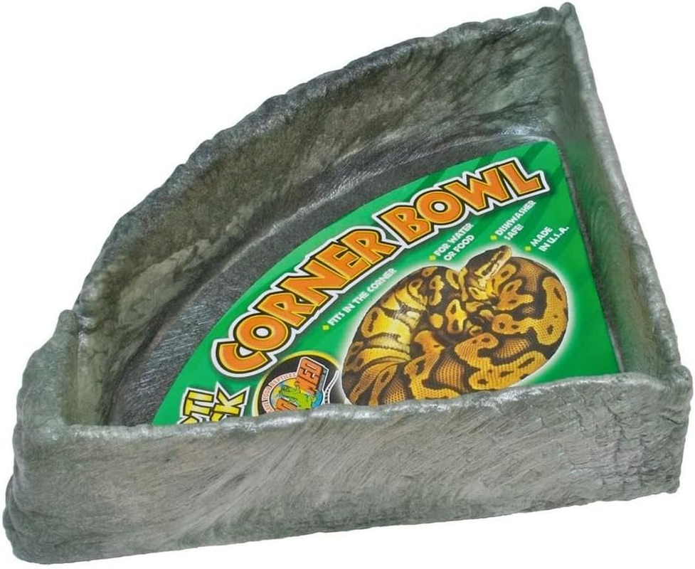 Zoo Med Reptile Rock Corner Water Dish, Large