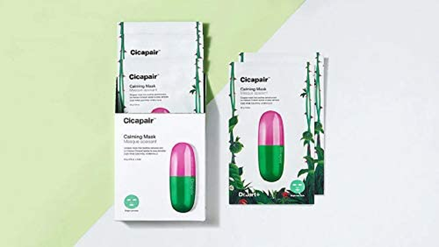 [Dr.Jart+] Cicapair Calming Mask (5Pcs) Sensitive Skin Soothing Facial Mask image number 1