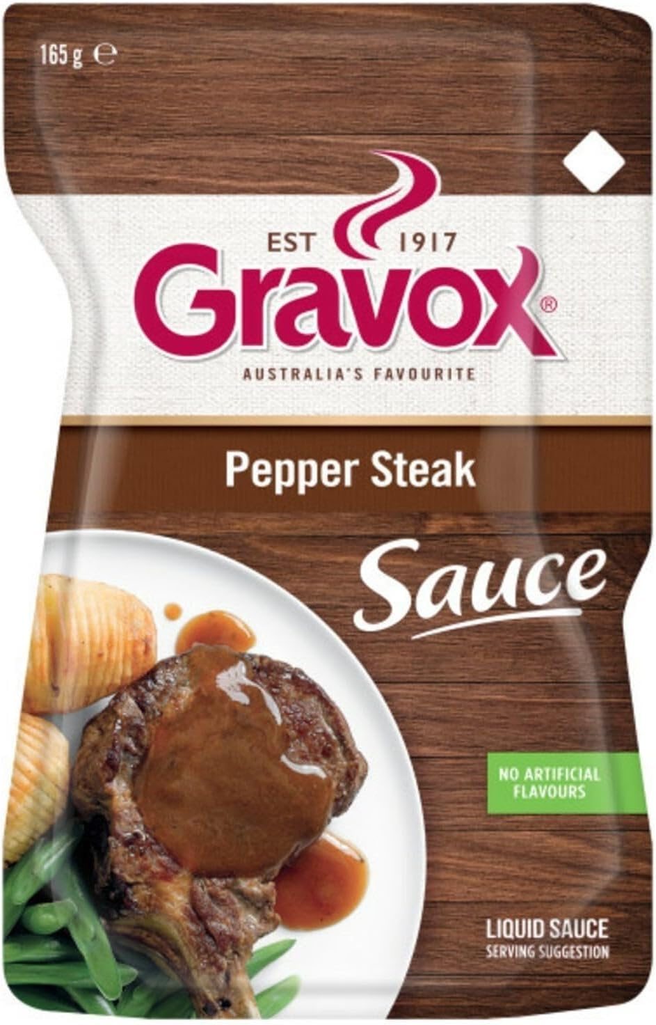 Gravox&reg; Pepper Steak Sauce Liquid Pouch 165G image number 6