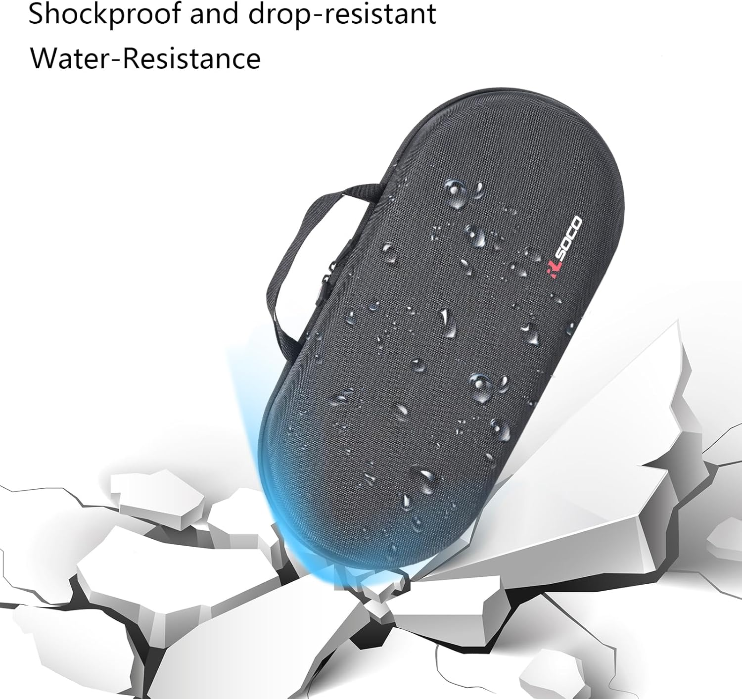 RLSOCO Case for Dyson Airwrap I.D. /Airwrap Co-Anda2X Multi-Styler and Dryer, Hard Carrying Case for Multi-Styler Dryer and Attachments - Black (Case Only) image number 5