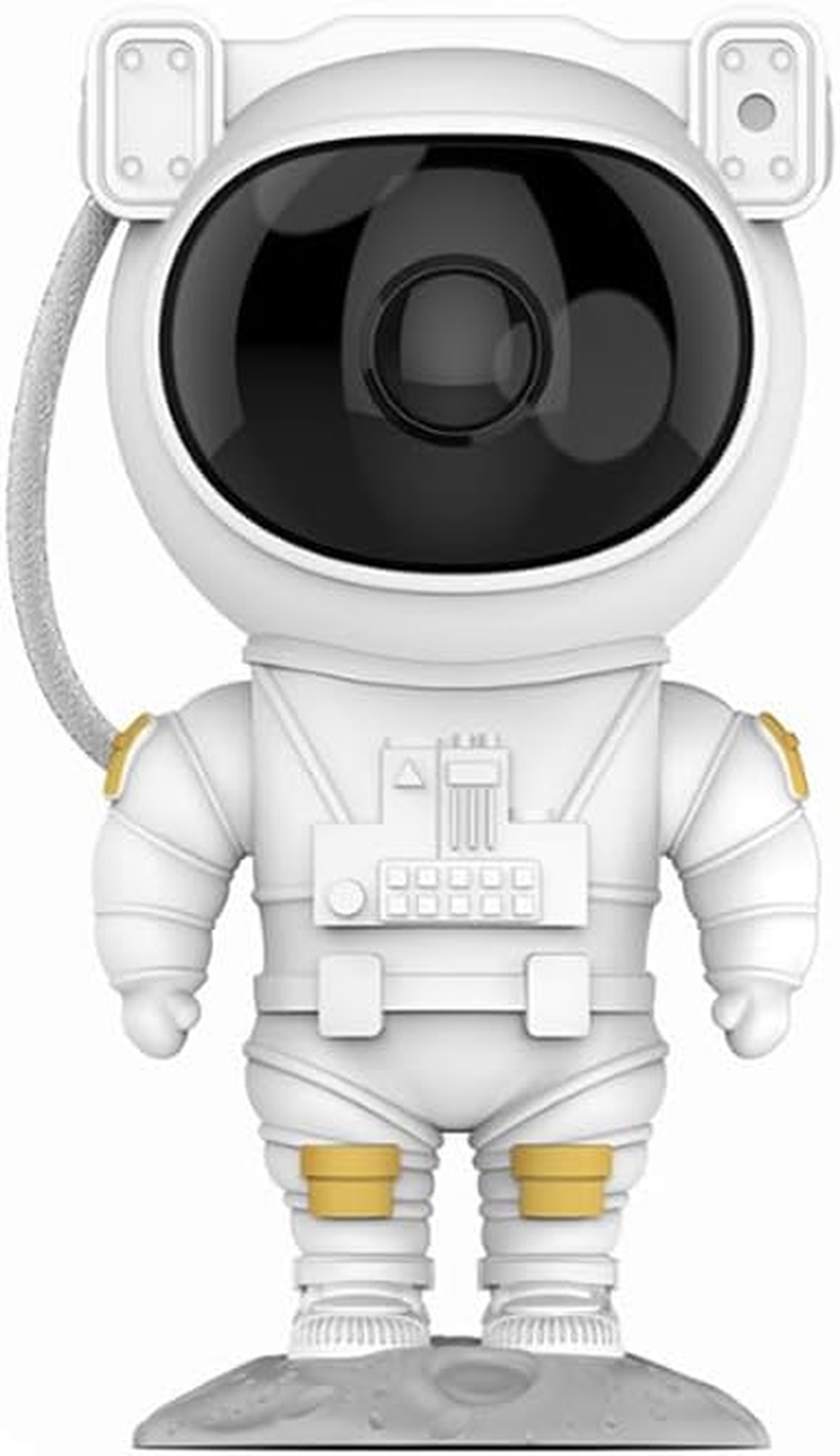 White Astronaut Galaxy Star Projection Lamp Night Light Birthday Gift Bedroom and Ceiling Projector, Best Gifts for Children and Aesthetic Room Decor for Gaming Room, Home Theater image number 3