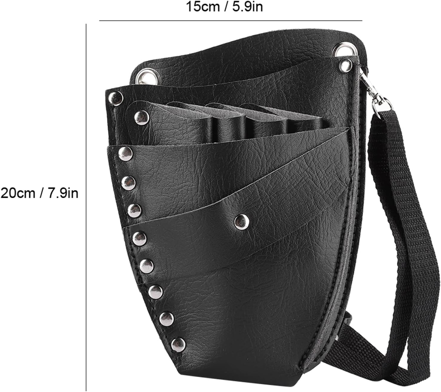 Kooingtech Hairdressing Tool Bag, Hairdresser Tool Bag, Scissor Bag, Hairdressing Salon, Scissors, Hair Clip, Comb Storage image number 5