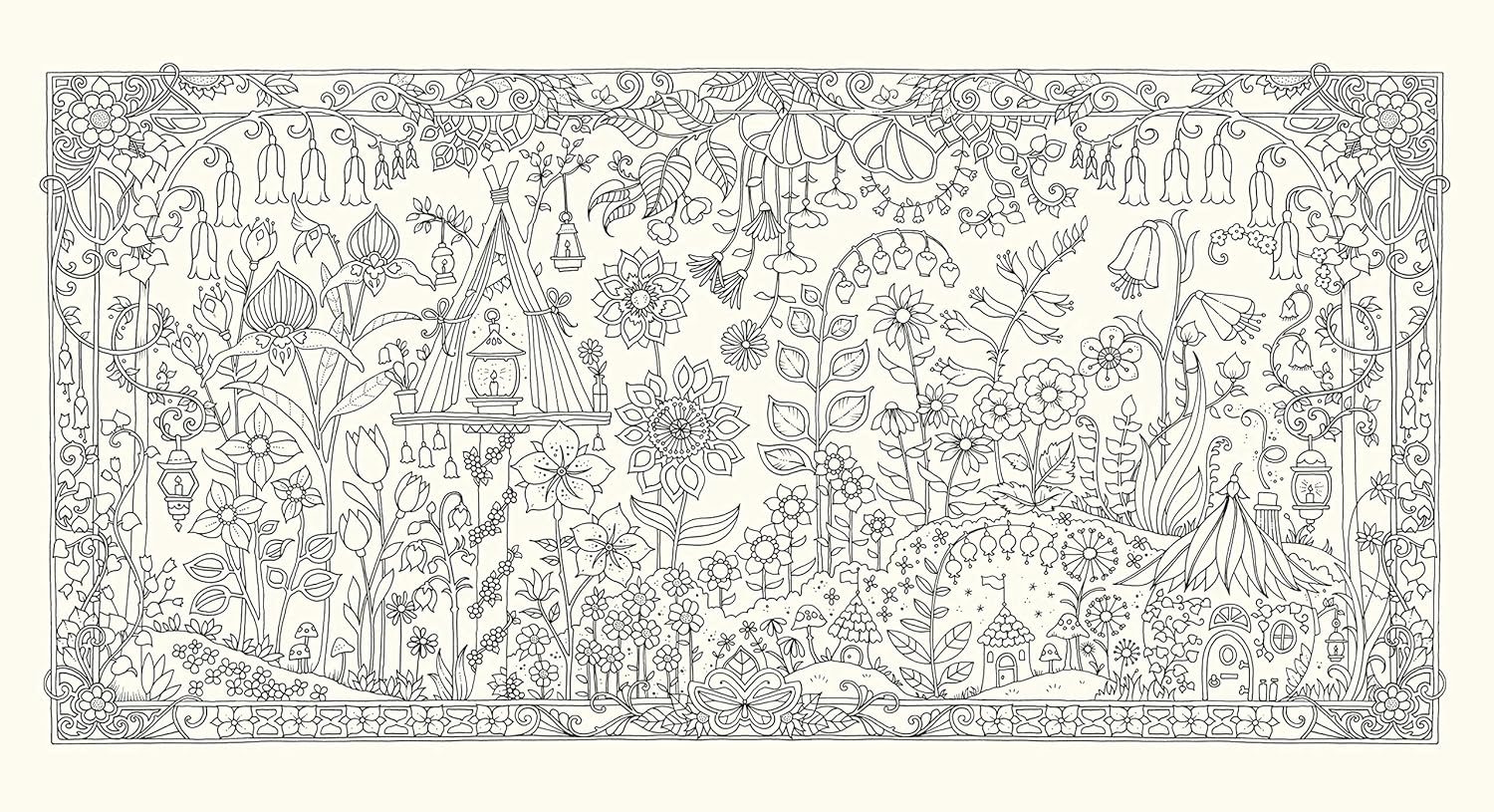 World of Flowers: a Colouring Book and Floral Adventure image number 1