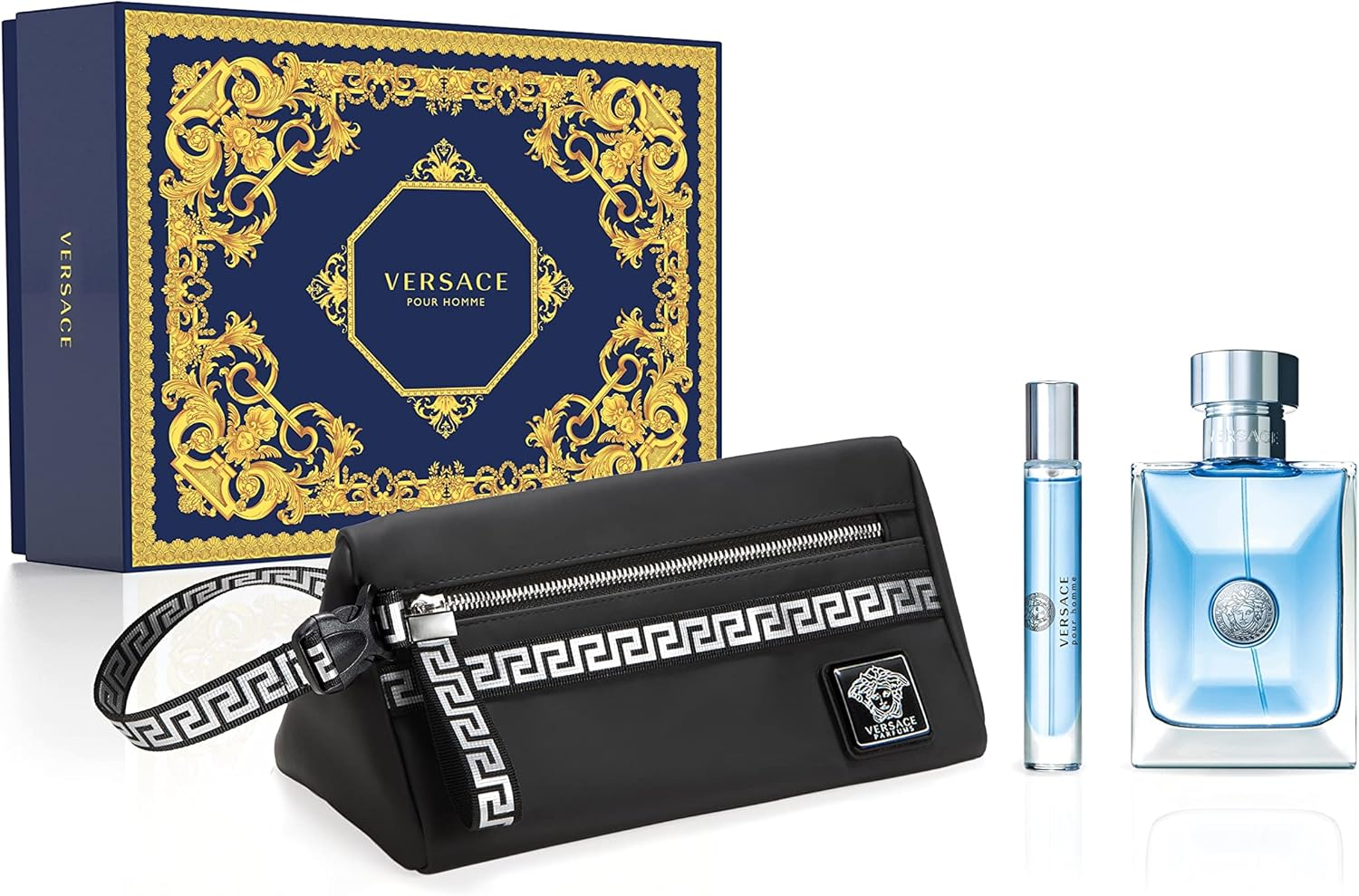 Versace Pour Homme 3 Piece 100Ml Eau De Toilette by Versace Gift Set