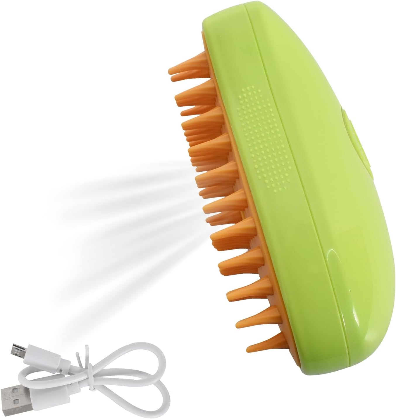 Steamy Cat Brush, 3-In-1 Cat Steamy Brush, Self Cleaning Steamy Cat Brush, Multifunctional Cat Grooming Brush, with Steam for Massage, Steamy Cat Hair Brush for Long Hair and Short Hair image number 5
