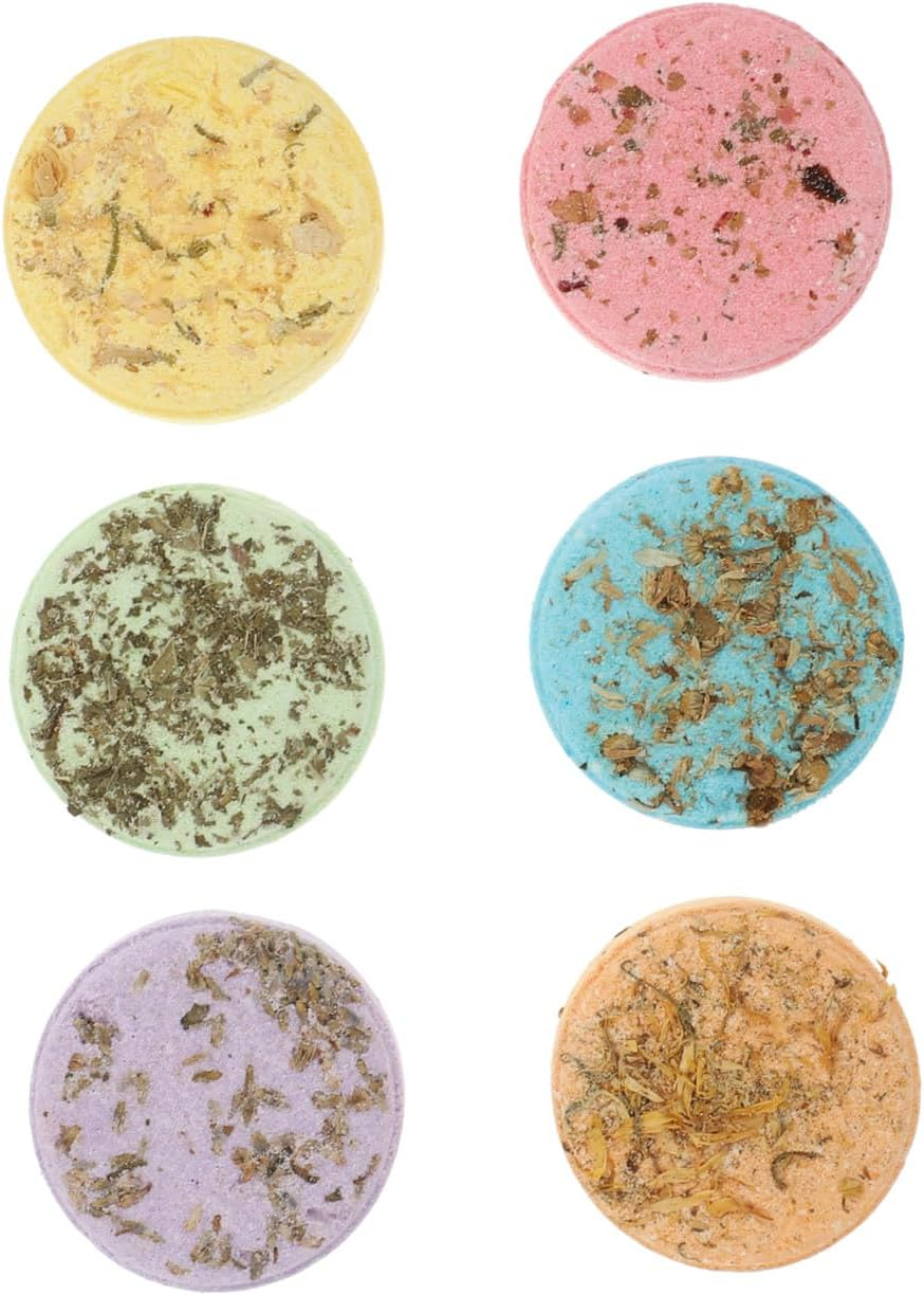 6Pcs Aromatherapy Steam Pieces Sheets for Home Bathroom Bath Spa Aroma Sheets Shower Streamers Aromatherapy Bombs image number 1