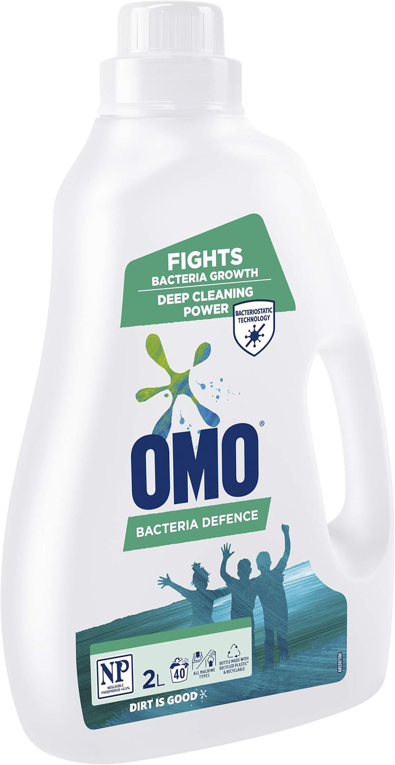 Omo Laundry Liquid Bacteria Defence, Fights Bacteria Growth, 2L image number 4